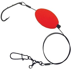 Eagle Claw L930 Lazer Sharp Bluefish Rig, Stnls Wire 6/0, Black