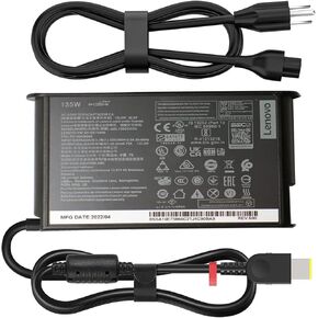 135w AC Power Charger Fit for Lenovo ThinkpadSeries Thinkpad X1 Extreme P1 P15v T15p Gen 1 2 3 4 ideapad L340 3-15 4X20E50558 888015027 ADL135NDC3A 20V 6.75A Laptop Adapter Cord