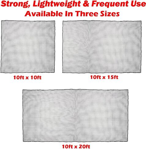 10ft, 15ft, 20ft Strong Sports Barrier Net Hitting with Around Finished Seam Practice Nylon Netting High Impact Indoor Outdoor for Golf, Baseball, Hockey, Soccer, LAX and More in Kuwait