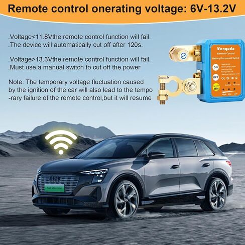 Kill Switch，Kill Switch For Car，Car Kill Switch，Battery Disconnect Switch、Remote Battery Disconnect Switch12V 240A，Automatic Cut/Shut Off Switch For Auto、 ATV、RV、Truck、Yachts、 Boat （Side Installation） in Saudi Arabia