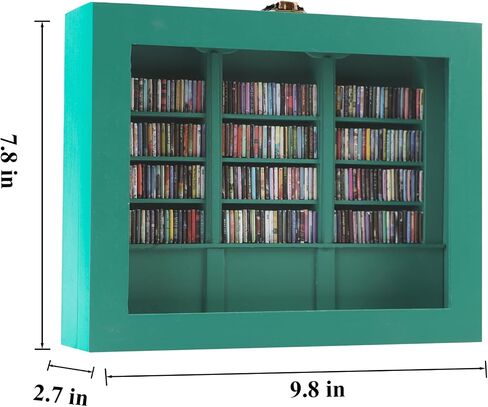Anti Anxiety Bookshelf for Adults Contains 300 Not Repeated Mini Brands Books with Book Spinal, Mini Library Shake Away Your Anxiety Miniature Bookshelf for Book Lover, Home Decor Aesthetic in Saudi Arabia