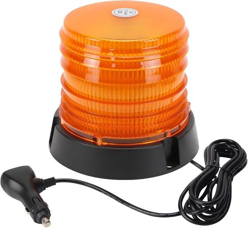 Led Beacon Lights 12V-24V Amber Strobe Warning Light, 48 LED Rooftop Safety Flashing Emergency Lights with Magnetic for Cars Trucks Vehicle in Saudi Arabia
