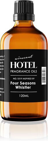 Hotel Diffuser Oil Inspired by The Four Seasons Whistler - No. 1019 - AirScent Essential Oil Blend - 120 mL, 4 fl oz Fragrance Oil Glass Dropper Bottle for Aromatherapy Diffusers and Humidifiers in Saudi Arabia