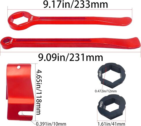 10mm/0.39''13mm/0.51''22mm/0.87''27mm/1.06''32mm/1.26''Tire Iron Lever Tool Spoon Motorcycle Tire Change Kit Wrench Set Bead Buddy Kit Tire Repair Tool for Bike EXC SX XC EXCF Dirt Pit Bike (Black) in Kuwait