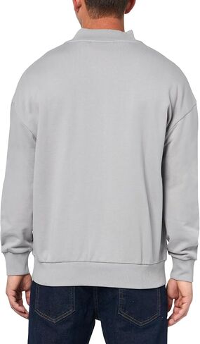 HUGO Men's Twill French Terry Zip Up Bomber Sweatshirt in Saudi Arabia