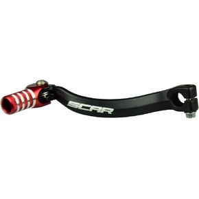 SCAR Folding Gear Shift Lever Shifter Pedal Forged Compatible with Honda CRF 110 CRF110 CRF110F 13-24 - Red