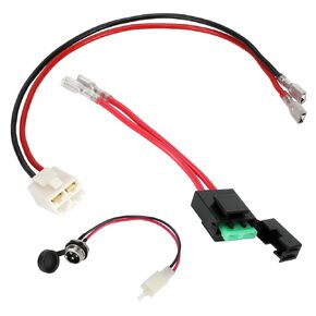 Wiring Harness 3 Pin 2 Wire & Charger Port Compatible with Razor MX350 MX400 Dirt Rocket Bike, Battery Wire Harness Charging Port Kit Replacement for PR200 Rocket Pocket Mod Motocross Parts