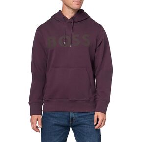 BOSS Men's Big Logo Cotton Hooded Sweatshirt