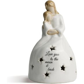 New Parents Gifts Sculpture Mom and Baby Figurines Porcelain Figurines Collectibles Home Decor Pregnancy Gifts for First Time Moms Congratulations Pregnancy Gifts Pregnant Mother Statue
