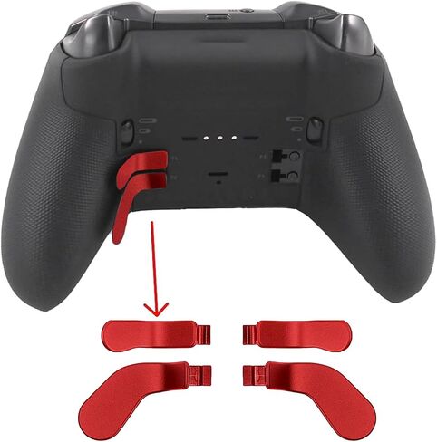 4Pcs Elite Controller Paddles for Xbox One Ellite,Metal Controller Paddles for Xbox One Ellite Series 2, Stainless Steel Paddles Replacement for Xbox One Elite Series 1 Elite 2 core(Silver) in Saudi Arabia