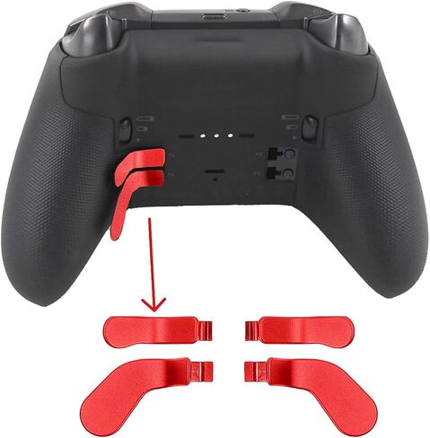 4Pcs Elite Controller Paddles for Xbox One Ellite,Metal Controller Paddles for Xbox One Ellite Series 2, Stainless Steel Paddles Replacement for Xbox One Elite Series 1 Elite 2 core(Silver) in Saudi Arabia