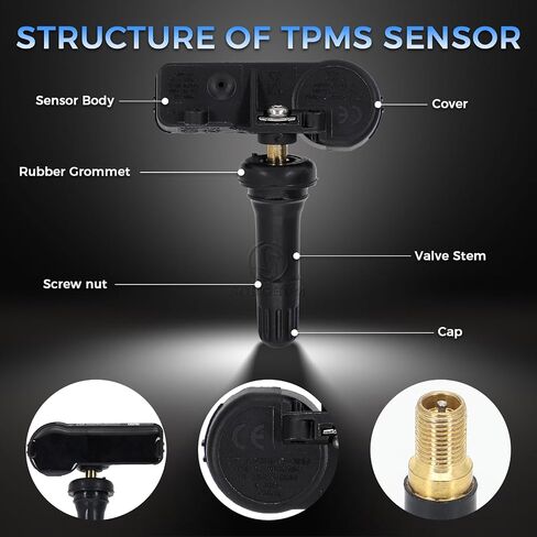 Sorghum Tire Pressure Monitoring System - Pre-programmed TPMS Sensors 4 PCS 315MHz Compatible with 2013-2022 Toyota Camry Prius Corolla RAV4 Lexus ES GS LS GX Replace# PMV-C010 42607-30060 42607-52020 in Saudi Arabia