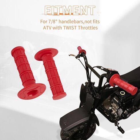 Motorcycle 7/8" 22MM Hand Grips Handlebar Gel - PSLER for Sportster 883 Street Bike Dirt Bike Cruiser and Chopper in Saudi Arabia