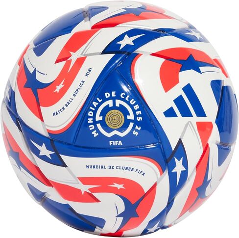 adidas Unisex-Adult Argentina Mini Soccer Ball, White/Pantone/Lucid Blue/Gold Metallic, 1 in Saudi Arabia