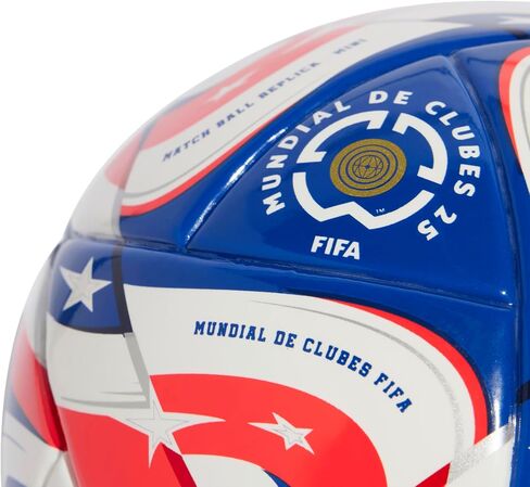 adidas Unisex-Adult Argentina Mini Soccer Ball, White/Pantone/Lucid Blue/Gold Metallic, 1 in Saudi Arabia