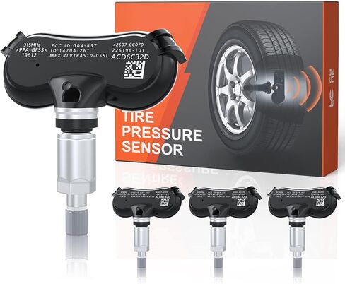 TPMS Sensors, 433 MHZ Tire Pressure Monitor System Replacment Sensor for 2020-2024 Chevy Silverado GMC Sierra Cadillac Buick Pontiac for OE Part # 13533166, 13542523 4pcs in Saudi Arabia