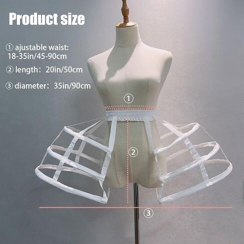Petticoat Women Victorian Bustle Cages Hoop Skirt Cage Skirt for Women in Saudi Arabia