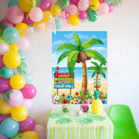 Hawaiian Luau Party Game Pin The Sunglasses on The Pineapple Party Game Hawaii Tropical Party Supplies with 24 Pcs Sunglasses Sticker for Boy Girl Hawaiian Summer Beach Birthday Tiki Party in Saudi Arabia
