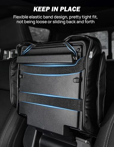 JOYTUTUS Center Console Cover Compatible with 2021-2024 Ford F150, Leather Armrest Cover Center Console Cushion Arm Rest Cover in Saudi Arabia