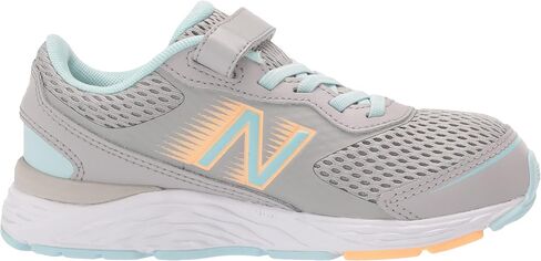 New Balance Kid's 680 V6 Hook and Loop Running Shoe, Sporty Pink/Astral Glow, 3 Infant in Saudi Arabia