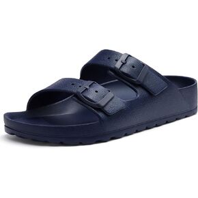 KIDMI Women's Comfortable EVA Sandals with Arch Support, Adjustable Buckle Sunmmer Beach Slide Sandal
