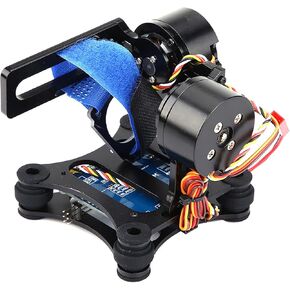 Camera Stabilizer, High Technology Drone Camera Gimbal Metal Brushless Gimbal Board BGC 2.2 for 3/ 3+ / 4 Camera RC Drone Quadcopter Part (Black) Gimbal Drone