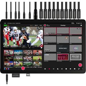 YoloLiv YoloBox Extreme, All-in-One 4K Live Video Streaming Equipment with 8 HDMI Inputs, Switcher Encoder Recorder Monitor for Facebook, YouTube, NDI, RTMP, SRT