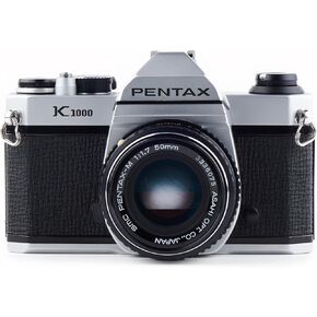 Pentax K1000 Manual Focus SLR Camera with Pentax 50mm f/1.4 K-Mount Lens (Renewed)