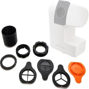 SEESTAR S30 DEW Shield Premium Accessory Kit ، Dew Shield ، Cap Dust Cap ، 1.25 Filter Adapter ، Mask Bahtinov Focus Mask ، Miffraction Spike Masks ، Adapter ، Best Seestar Accessory Kit (S30Premkitorange)