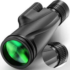 Monocular Telescope 80 x 100 High Powered Monoculars for Adults with Tripod, Monocular for Smartphone Suitable for Bird Watching Larger Vision Monoculars for Adults with BAK4 Prism & FMC Lens