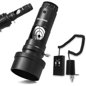 Astromania AccuFocus Electronic Telescope Focuser - Bundle with - 1.25" Laser Collimator 2" Adaptor
