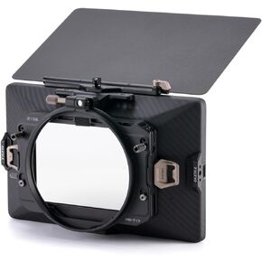 Tilta Mirage Pro Matte Box - 95mm Single Backing Kit | Carbon Fiber | Starter Kit | Clamp On to Cine Lenses | Expandable Design | Lightweight Construction