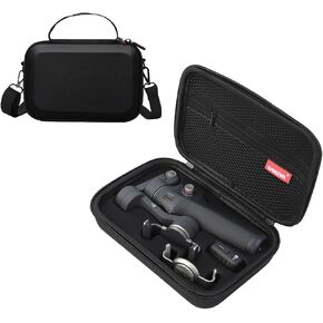 Father&I Gimbal Osmo Mobile 7P /7 Stabilizer Accessories Only (Carry-ing) Protective Case Box Hard Storage Bag Holder for DJI Osmo Mobile 7 Pro/7 Counter Weight Crossbody&Two Way Zipper, Black