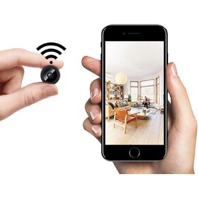 كاميرا تجسس 1080p WiFi Hidden Camera Wireless Indoor Cameras Mini Nanny Cam Cam Home Surveillance Cameras Micro Small Monitor