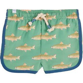 Mud Pie Baby Boy's Children's Fish Printed Trunks 4T-5T
