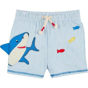 Mud Pie Boys Children's Seersucker Applique Trunk