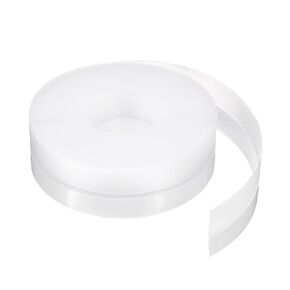 HARFINGTON Weather Stripping Door Seal 26.25ft x 25mm Silicone Seal Strip for Door Draft Stopper Adhesive Tape Window House Shower Glass Gaps Length 8m, White