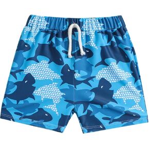 Ohrwurm Baby Boy Swim Trunks Cartoon Print Elastic Waist Swimming Shorts Beach Board Bathing Suit Swimwear