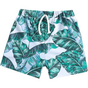 Ohrwurm Baby Boy Swim Trunks Cartoon Print Print مرنة الخصر