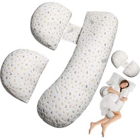Pregnancy Pillow, Maternity Pillow for Pregnant Women, Soft Maternity Pillow with Detachable & Adjustable Pillow Cover, HIPS Legs in Kuwait