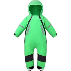 HAPIU Kids Toddler Rain Suit Muddy Buddy Waterproof Coverall