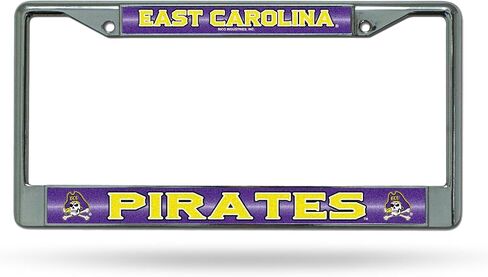 Rico Industries NCAA Bling Chrome License Plate Frame with Glitter Accent, Colorado State Rams in Saudi Arabia