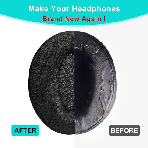 HD 4.50BT Replacement Earpads, Ear Pad Cushions for Sennheiser HD 4.50 BT, HD4.50BTNC, HD4.40BT, HD 4.30G, HD 4.20S, HD 458BT Headphones with Thick Memory Foam Soft Leather in Saudi Arabia