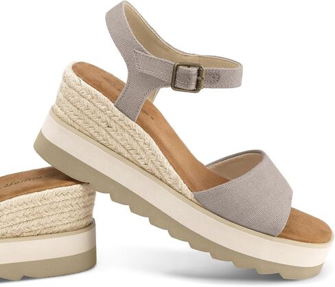 Mysoft Womens Espadrille Wedge Sandals Eva Sole Platfor in Kuwait