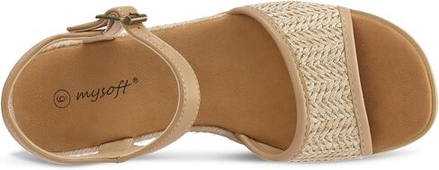 Mysoft Womens Espadrille Wedge Sandals Eva Sole Platfor in Kuwait