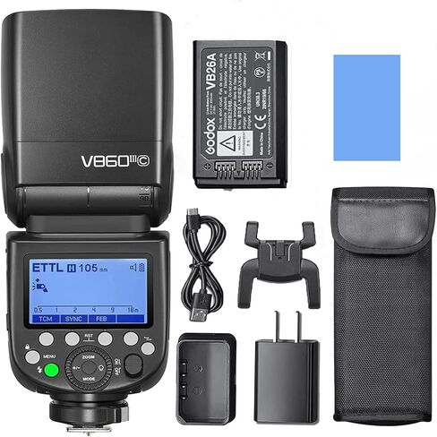 Godox V1 C U V1C U On Camera Flash Round Head TTL Speedlite 1/8000s HSS 1.5s Recycle Time 2.4G Wireless Control with LED Modeling Light Battery Compatible with Canon R5 R6 R8 700D 850D Cameras in Saudi Arabia