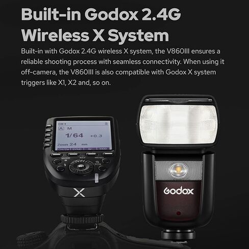Godox V1 C U V1C U On Camera Flash Round Head TTL Speedlite 1/8000s HSS 1.5s Recycle Time 2.4G Wireless Control with LED Modeling Light Battery Compatible with Canon R5 R6 R8 700D 850D Cameras in Saudi Arabia