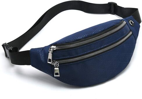 MOCE Waist Bag Fanny Pack for Men & Women Fashion Water Resistant Hip Bum Bag with Adjustable Belt for Travel Hiking Running Outdoor Sports.(Black/Gray Camo) in Saudi Arabia