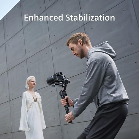 DJI RS 4 Mini, Gimbal Stabilizer for Camera Canon/Sony/Panasonic/Nikon/Fujifilm, Auto Axis Locks, 2kg/4.4lbs Payload, Intelligent Tracking, Camera Gimbal, Native Vertical Shooting in Kuwait