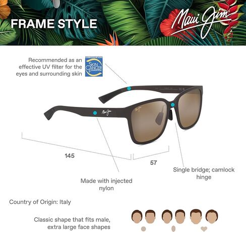 Maui Jim Paulele Af Round Sunglasses in Kuwait